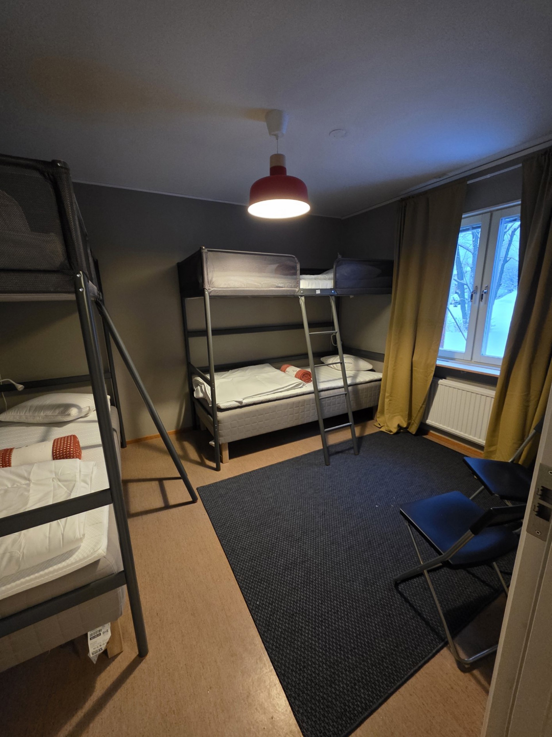 Sovrum med våningssängar