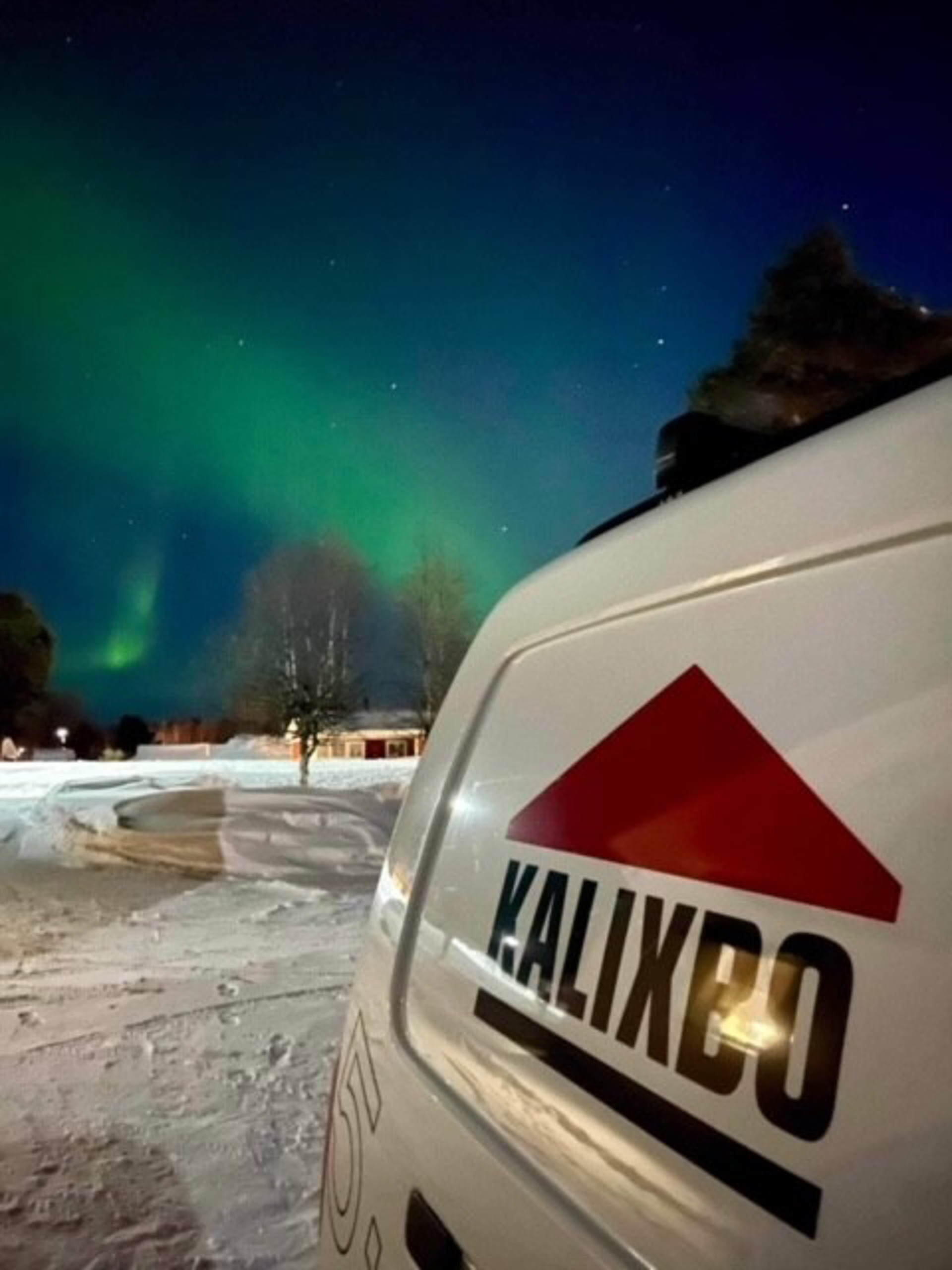 Norrsken och Kalixbos bil